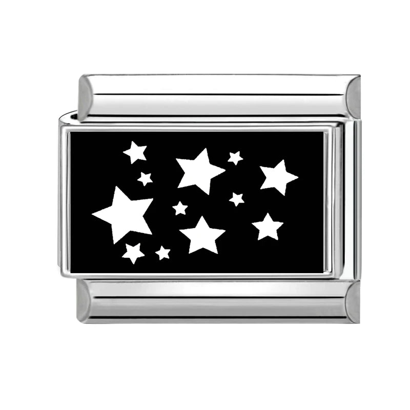 2026 Wholesale Cute LOVE Black Series Charm Bracelet Fit Stainless