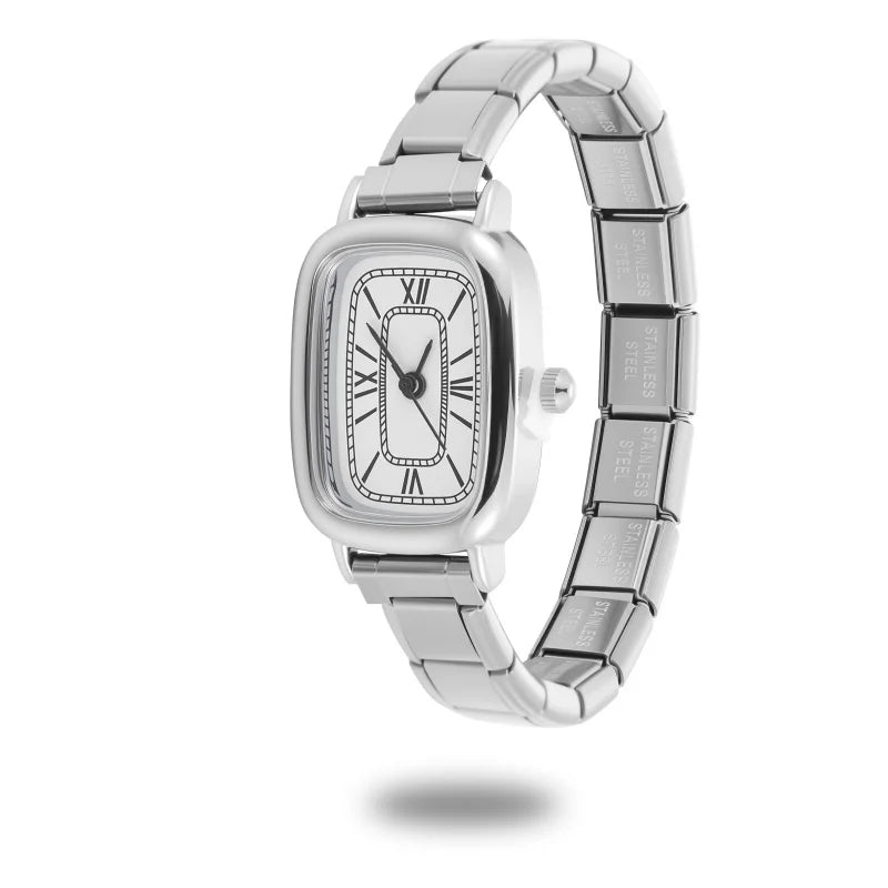2026 Fashion Women's Men's DIY Width Italian Elastic Charm Stainless