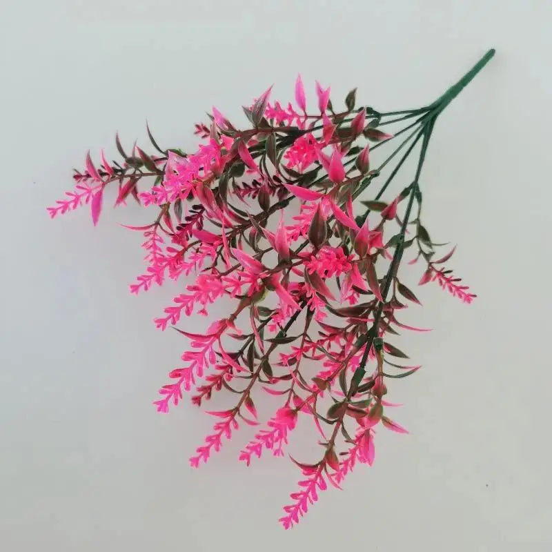 1Pcs Bridal Bouquet Household Products 34cm Artificial Flower Plastic Lavender Fake Plant Wedding Home Garden Decoration Qme A3
