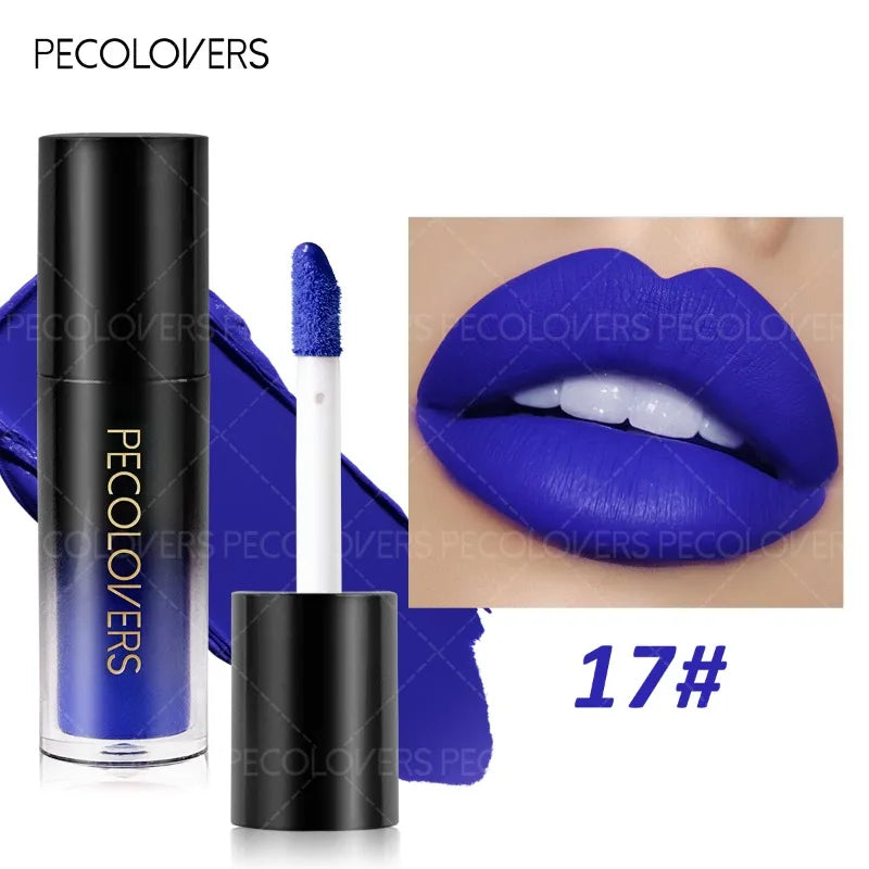 Black Tube Matte Lip Gloss Multi-color Selection Plump Lipstick Qme 17