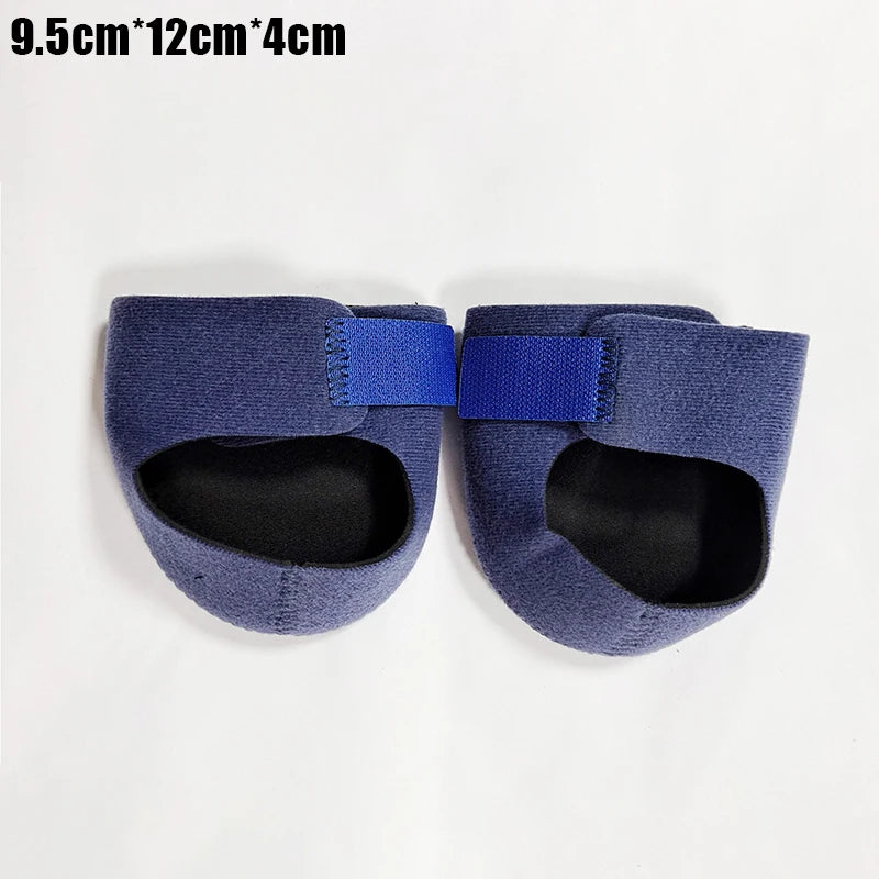 1 Pair Silicone Heel Pads Shock Absorption Relieving Leg Pressure Qme S C
