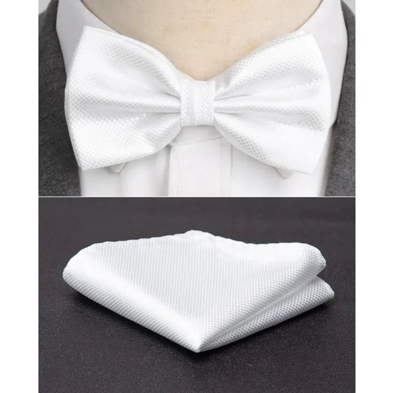Men Bowtie Cravat Solid Fashion Butterfly Party Wedding Bow Ties