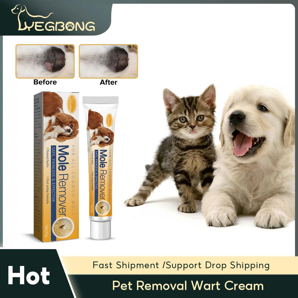 Pet Removal Wart Cream Diminish Skin Moles Corns Nourish Skin Wart Treatment Alleviate Discomfort No Irritation Pet Repair Cream Qme Default Title
