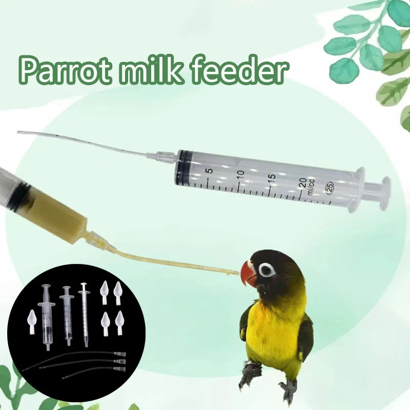 Small Pet Feeder Needle Tube 9 Parrot Bird Liquid Injection Hose Qme