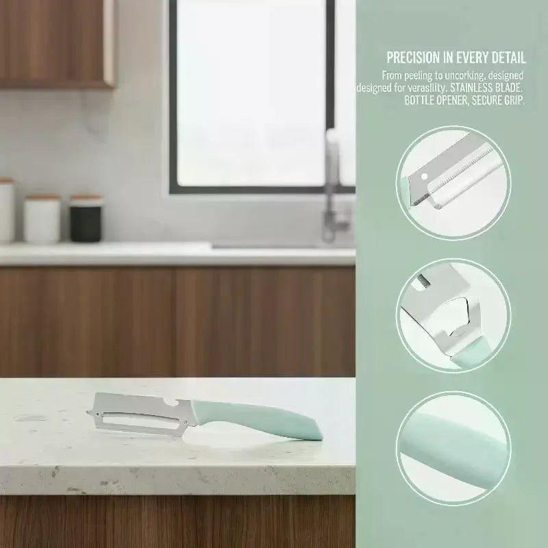 Multi-functional Vegetable Peeler Kitchen Ultra-sharp Stainless Steel Qme