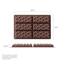 Dubai Chocolate Mold Bar Pistachio Silicone Thick Filling Bars Qme YH1165