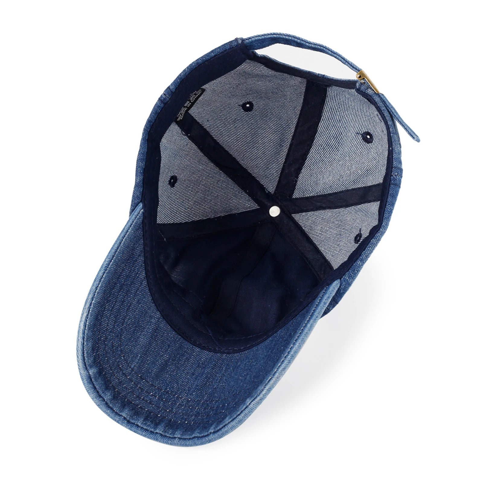 Chic Streetwear Baseball Cap Hole Breaking Vintage Visor Casual and Versatile Caps Fashionable Hats for Men and Women Qme