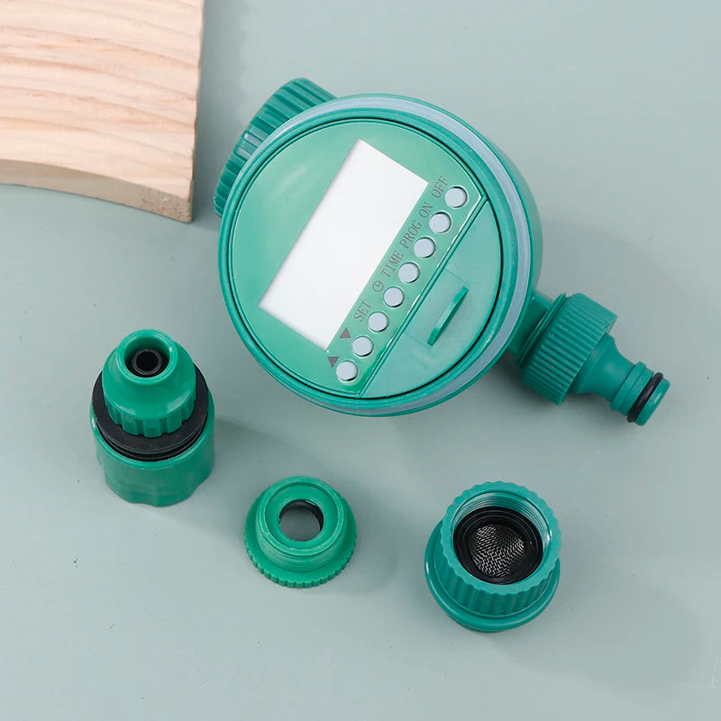 Plant Watering Control Device With Display Electronic Automatic Irrigation Timer Garden Intelligent Valve Watering Outdoor Spray Qme