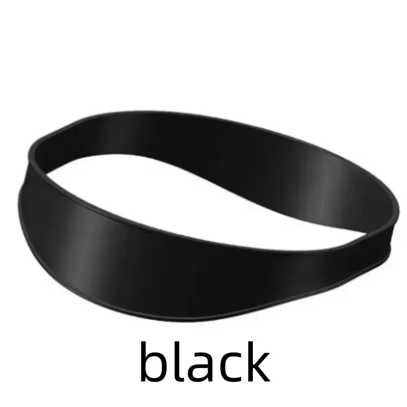 1/2/4pcs mix Neckline Hair Clipping Trimming Guide Stencil Curved Silicone Haircut Band Curved for DIY Home Haircuts Cutting Qme 1pcs black