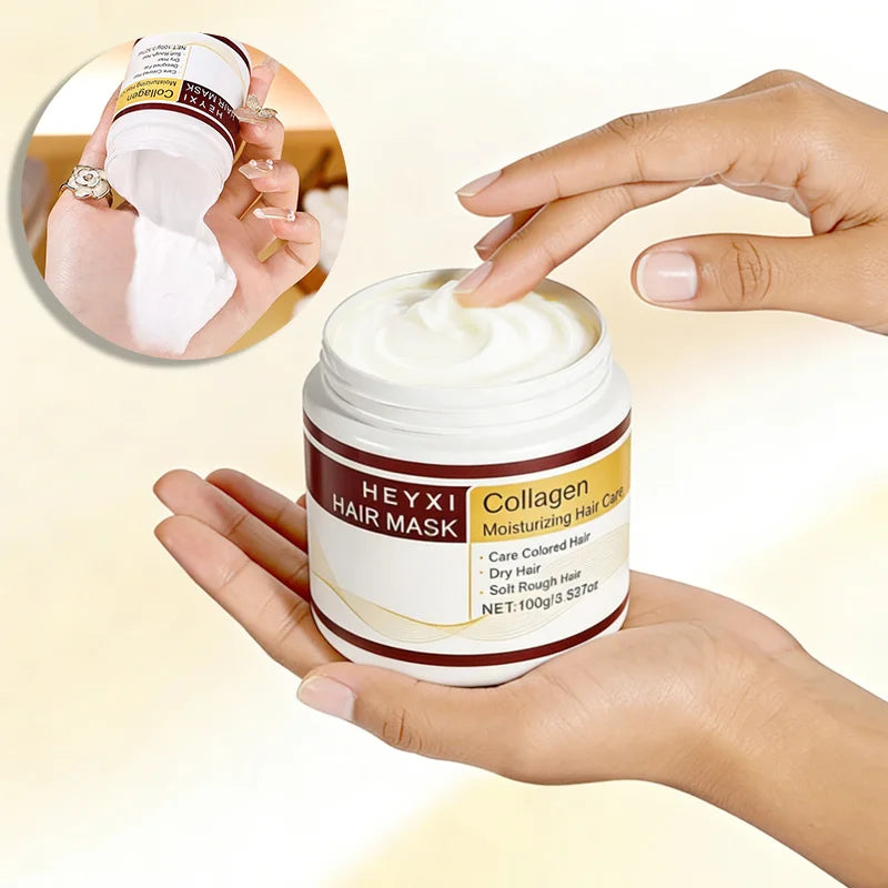 Collagen Moisturizing Hair Mask Care Nourishing Long-lasting Girls Qme