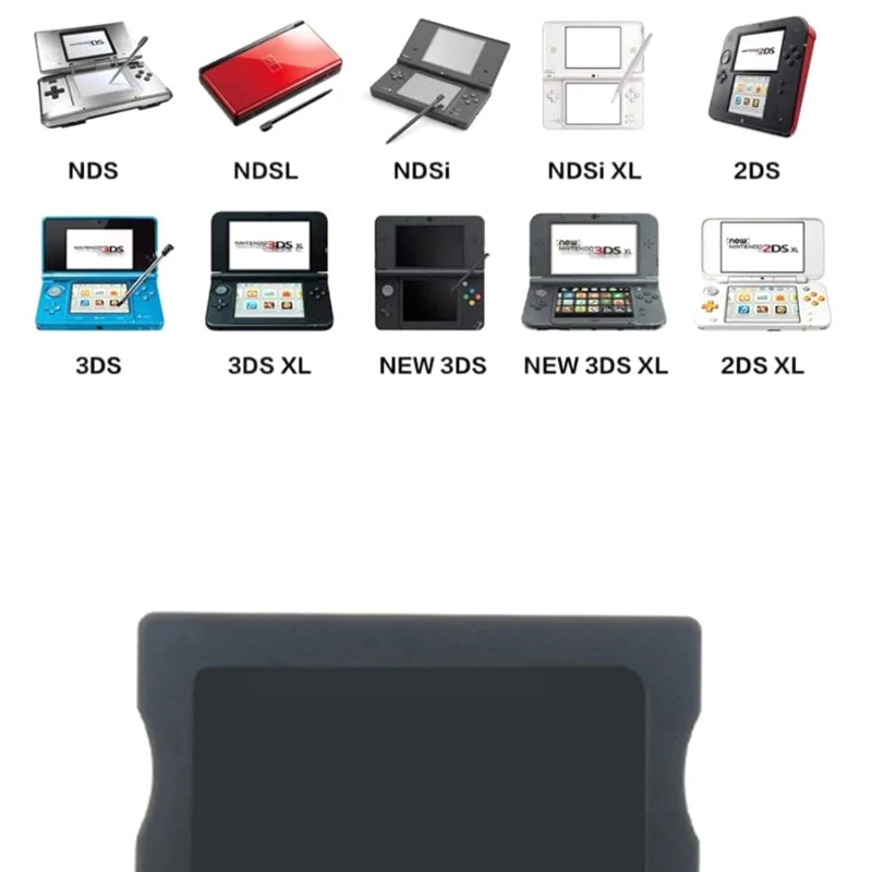 R4 Video Games Memory Card Download Self 3DS Game Flashcard Adapter Qme