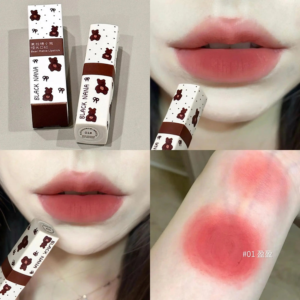 Matte Velvet Lipstick Cute Female Natural Lip Mud Student Party Qme DB87-1