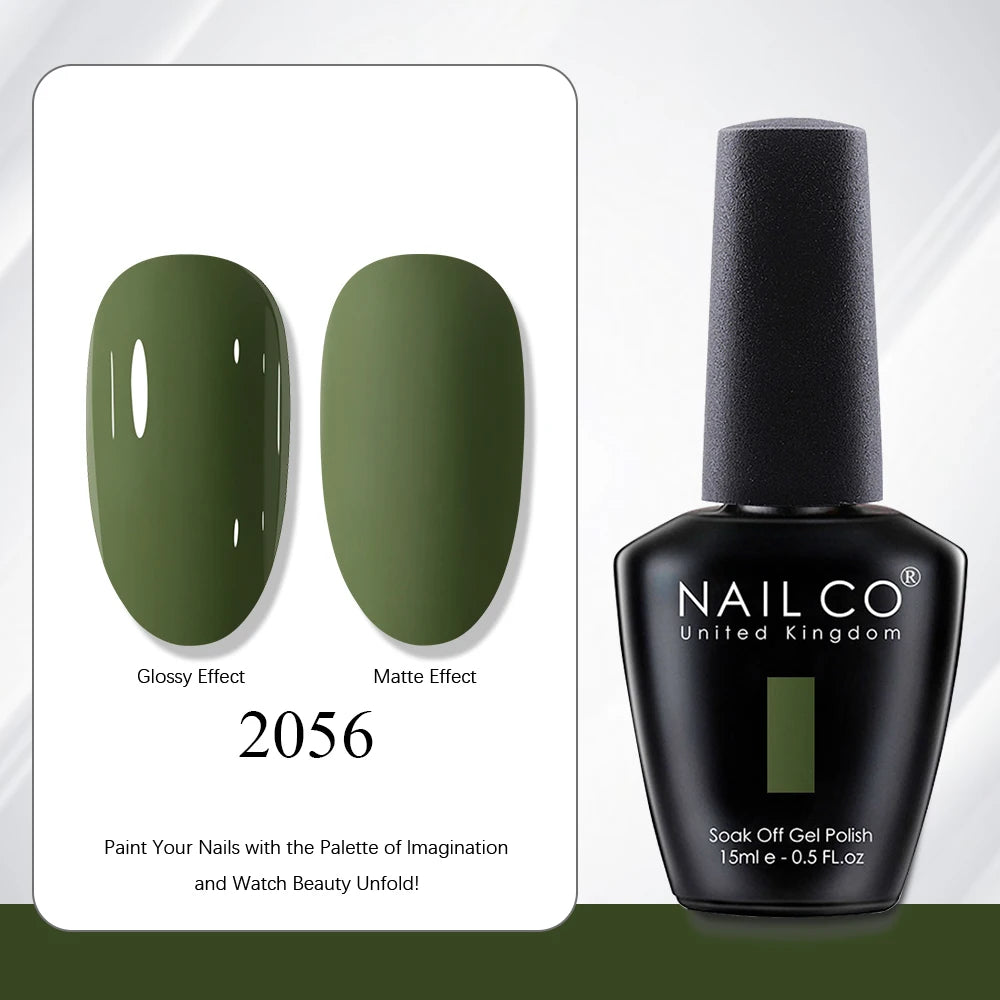 NAILCO Nail Gel Polish Autumn Product Art Soak Off UV Varnish Lacquer Qme 2056