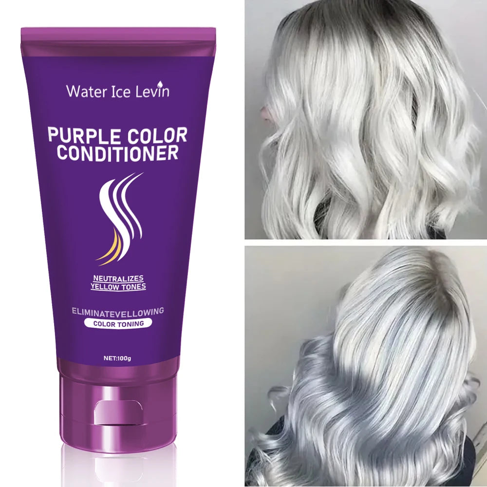 Purple Repair Hair Mask Keratin Deep Nourishing Dry Frizzy Damaged Treatment Collagen Magical 5 Second Soft Shiny Care Qme
