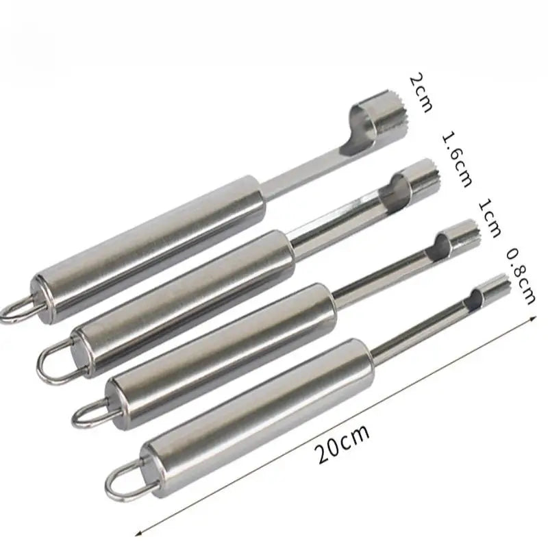 Stainless Steel Corer Fruit Seed Core Remover Pear Seeder Slicer Qme A5