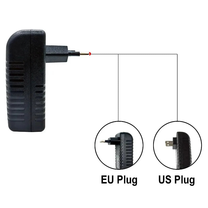 2PCS POE Power Supply 24V1A 48V0.5A Network Monitoring Switch Wireless AP Bridge Power Adapter 100Mbps Wall Plug Qme