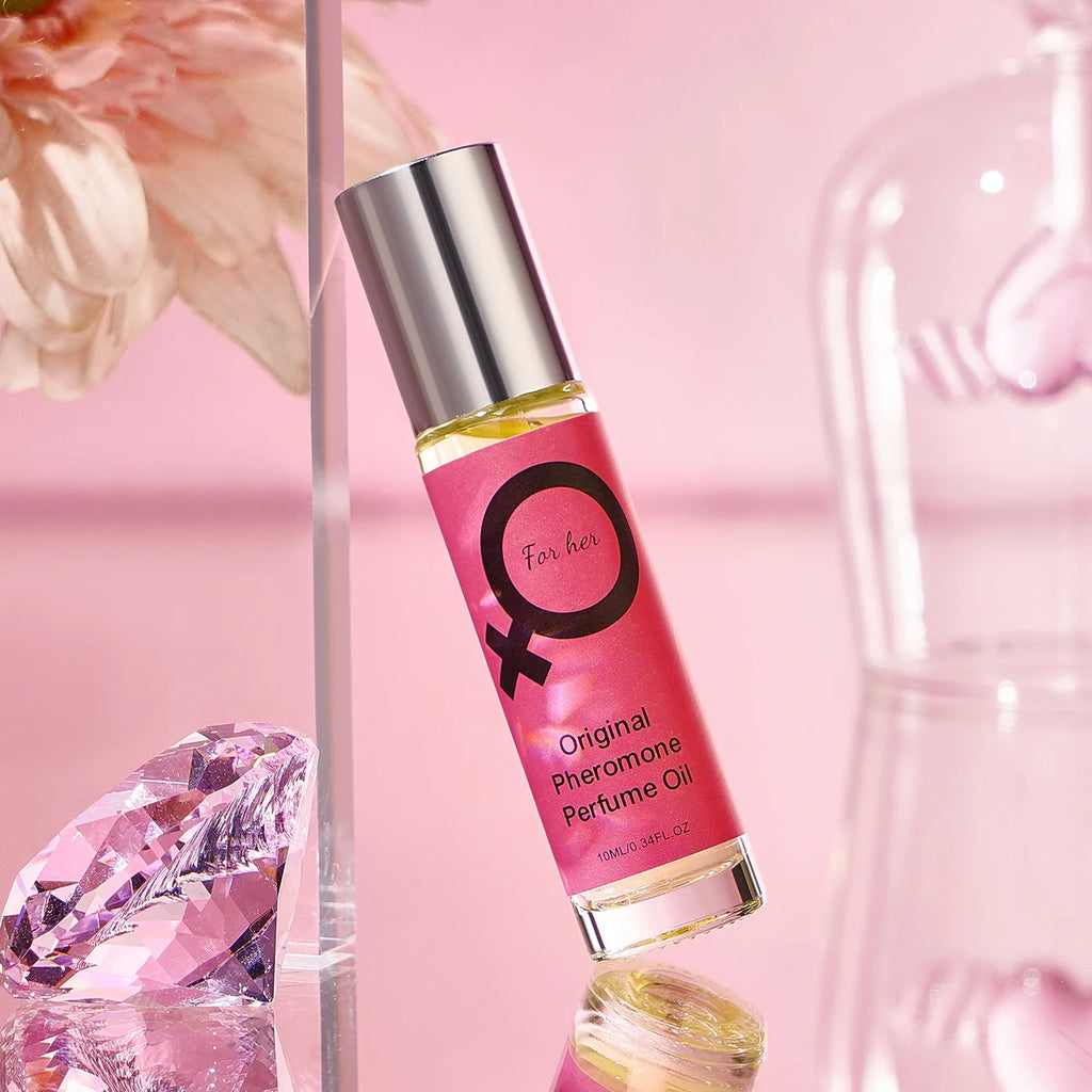Rose Red Ladies' Rolling Fragrance Long-lasting Floral Fresh Natural Qme