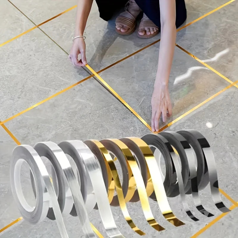 1 roll of living room tile floor waterproof self-adhesive beautiful seam adhesive strip Qme