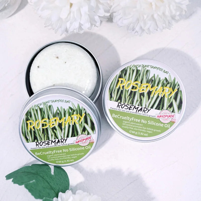 Rosemary Shampoo Soap Without Silicone Oil Plant Cleanses Scalp Qme