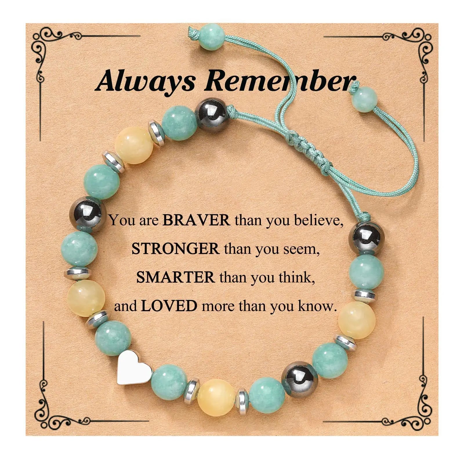 Arrival Gifts Birthday Love-natural Stone Beaded Bracelet Handwoven