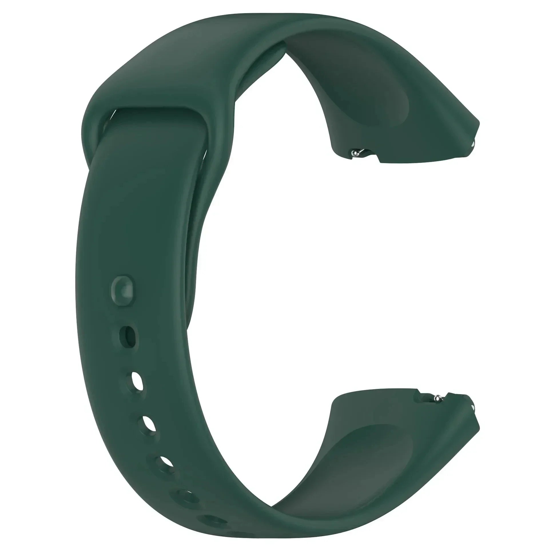 Silicone Strap For Redmi Watch 3 Active/Lite Bracelet Watchband + Protective Case Shell Qme DGreen Redmi Watch 3 Lite