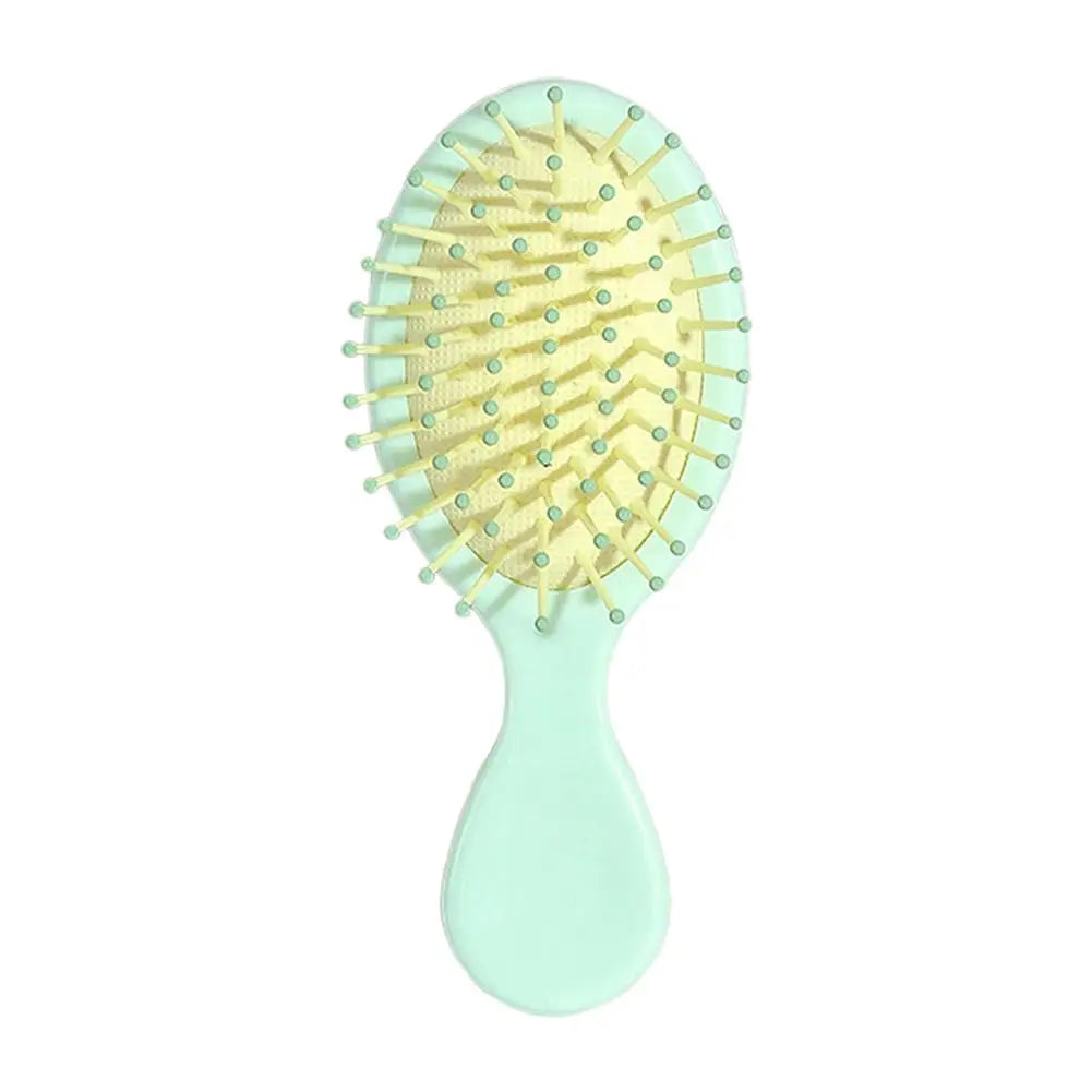 1pcs Mini Detangler Hair Brushes Massager Anti Static Air Bag Hair Comb Wet and Dry Portable Hairbrush Salon Styling Accessories Qme D CN