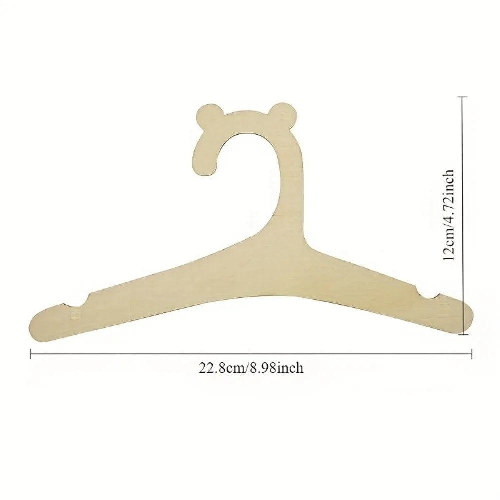 Natural Wood Clothes Hangers, Non-slip, No Paint, Smooth Finish, Durable for Shirts, Coats, Pants, Wardrobe Storage Qme