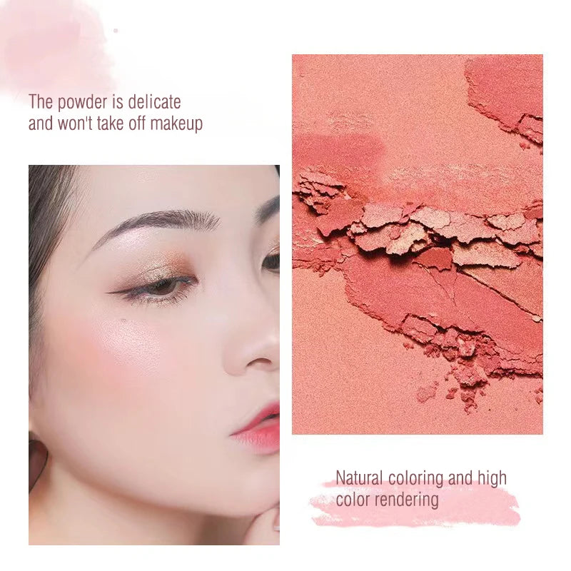 HISYI Monochrome Blush Whitening Matte Cosmetics Vitality Girl Nude Qme
