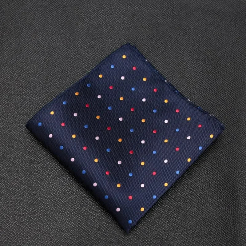 Men Pocket Square Suits Hanky Plaid Handkerchiefs Casual Suit