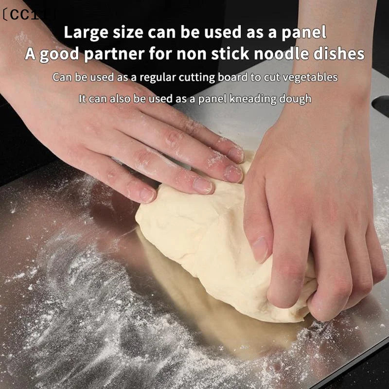 Stainless Steel Double Sided Cutting Boards Perfect Everyday Cooking Qme