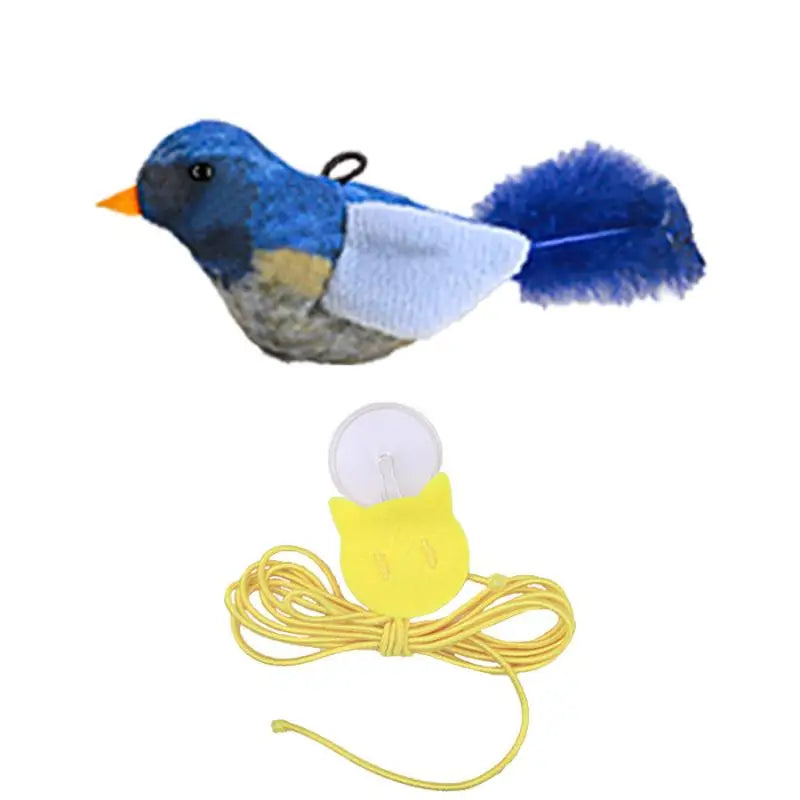 Plush Cat Toy Simulation Mouse Realistic Chirping Feature Kitten Qme A6