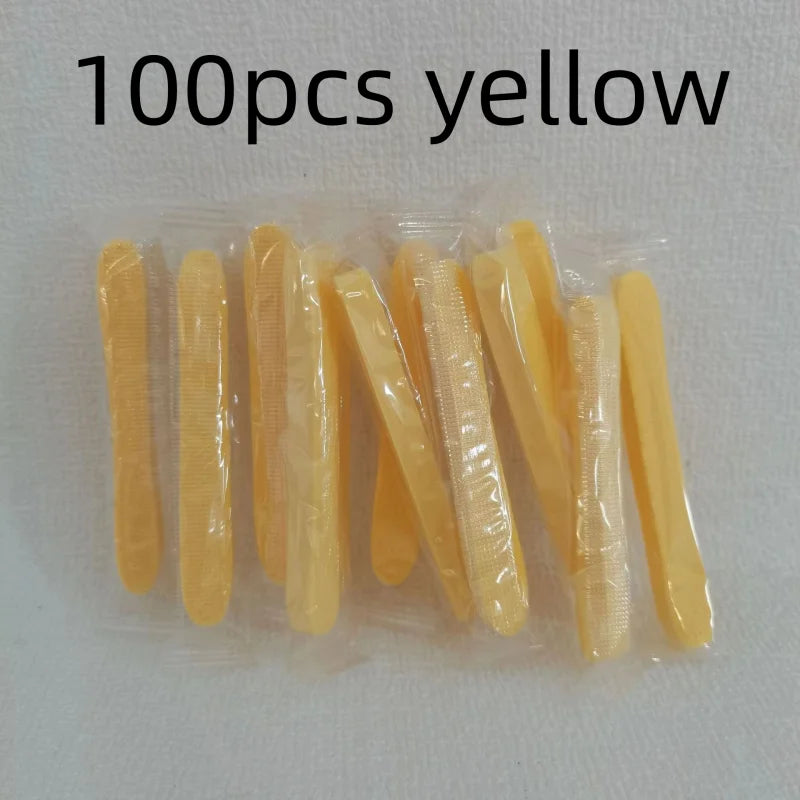 Compressed Face Wash Sponge Kit Ultra Soft Reusable Travel Friendly Perfect for Cleansing Makeup Removal Mask Application Qme 100pcs yellow