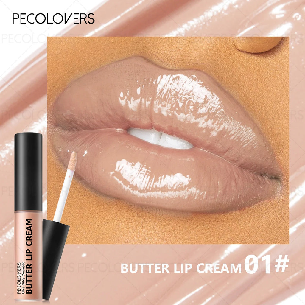 Buttery Short Lip Gloss Moisturizing Lipstick Rendering Suitable Qme 01