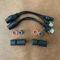 2pcs POE Splitter Cable RJ45 Injector Passive Power Over Ethernet Adapter Outdoor Black or White Color For IP Camera Qme 2 Pairs