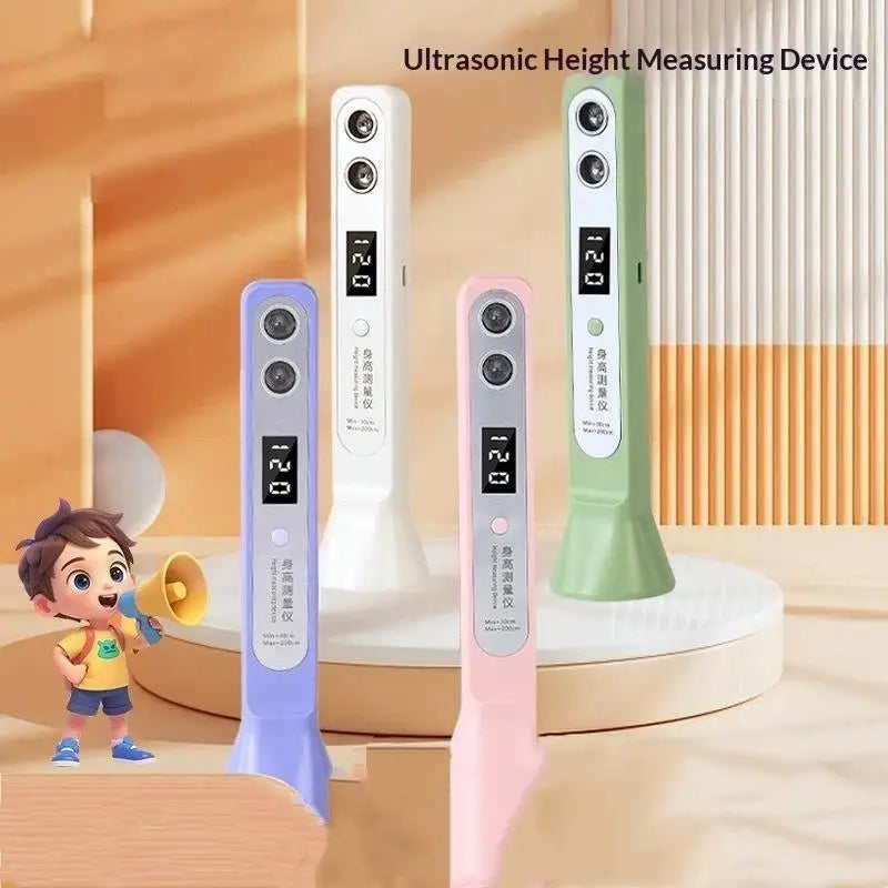 Digital Ultrasound Height Measuring Meter Smart Precision Height Measurement Scale Accurate Safety Height Measuring Tool Qme