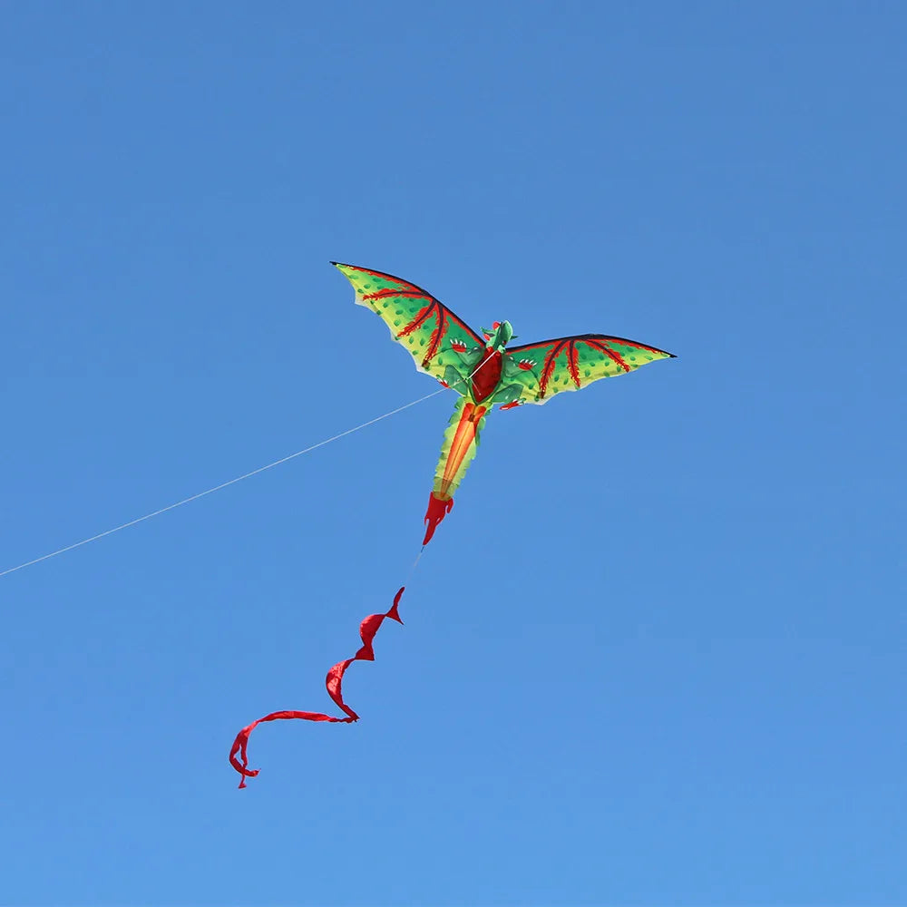 3D D-ragon K-ite Kids Toy Outdoor Flying Activity Game Children With Tail Unique Flying Dinosaur Kite Animal Kites Qme