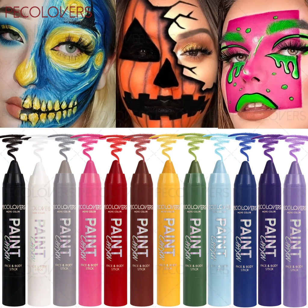 Colored Face Makeup Crayon Pen Suitable All Art Forms Creativity Qme