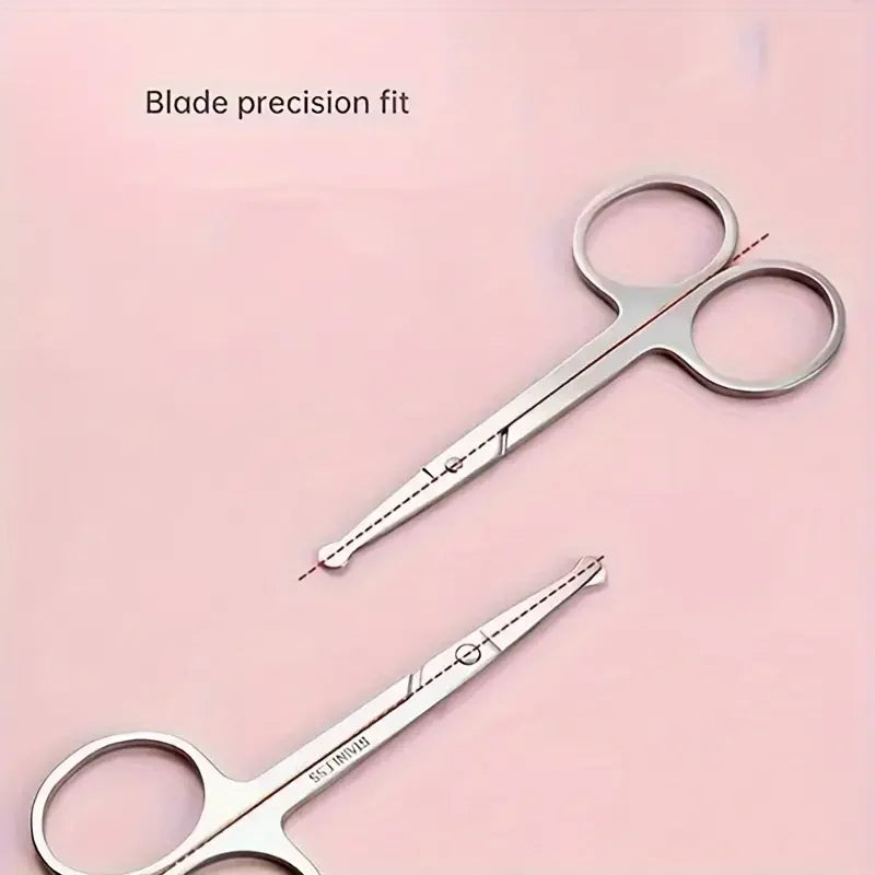 Eyebrow Scissors Beauty Eyelashes Hair Trimmer Beard Eyebrows Makeup Qme