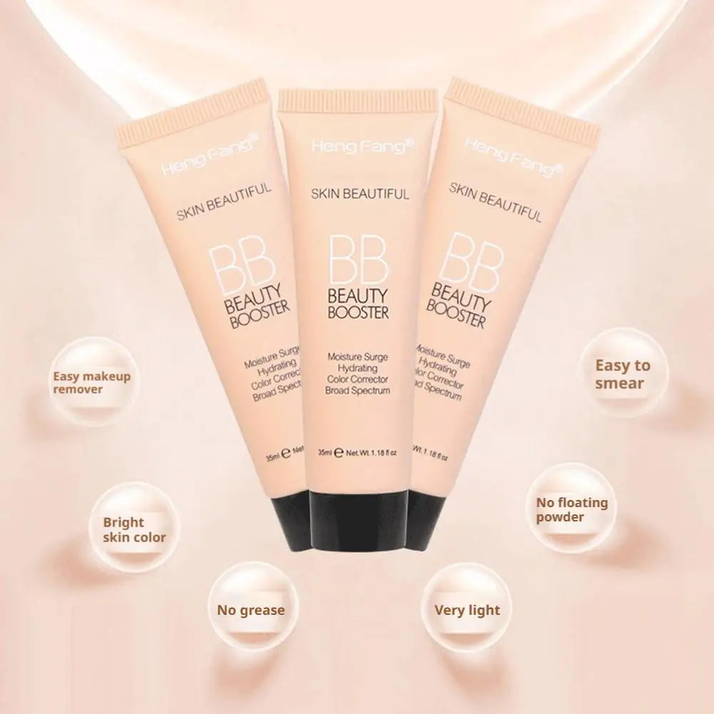 Natural Hydrating BB Cream Full-coverage Foundation Concealer Qme