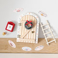 Fairy Doors Christmas Wooden Craft Supplies Small Garden Ornament Qme China Mainland
