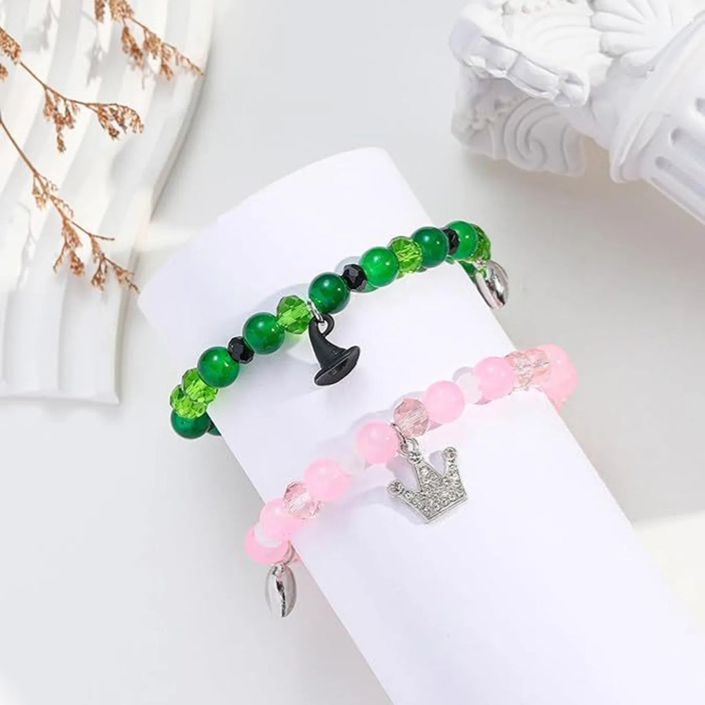 Ladies’ Exquisite Beautiful Different Colors Bead Combination Bracelet Fashion High Quality Alloy Small And Versatile Bracelet F Qme