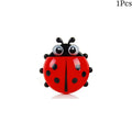 1/2/4Pcs Toothbrush Holder Cute Ladybug Shape Suction Cup Creative Toothbrush Rack Bathroom No-punching Storage Shelf Qme 1Pcs