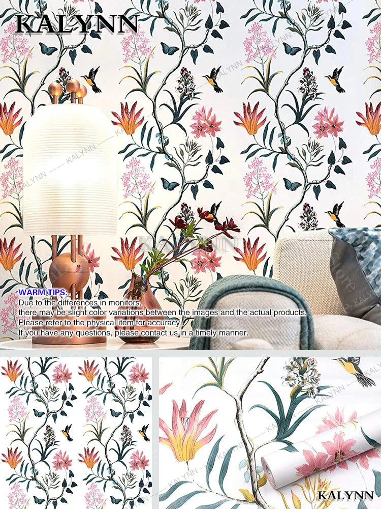 Wood Peel Stick Wallpaper Vinyl Self Adhesive Contact Paper Removable Qme A05 Flower 3FTx17in(1mx45cm)