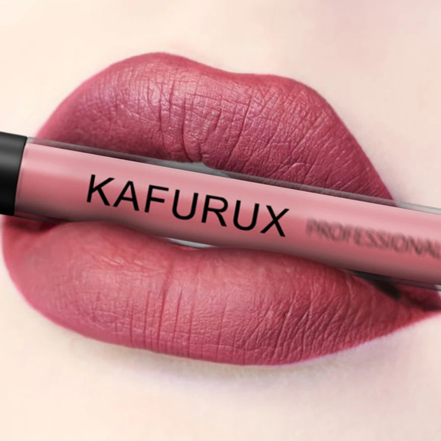 Matte Highly Pigmented Lip Glaze Velvet Finish Liquid Lipstick Qme 02