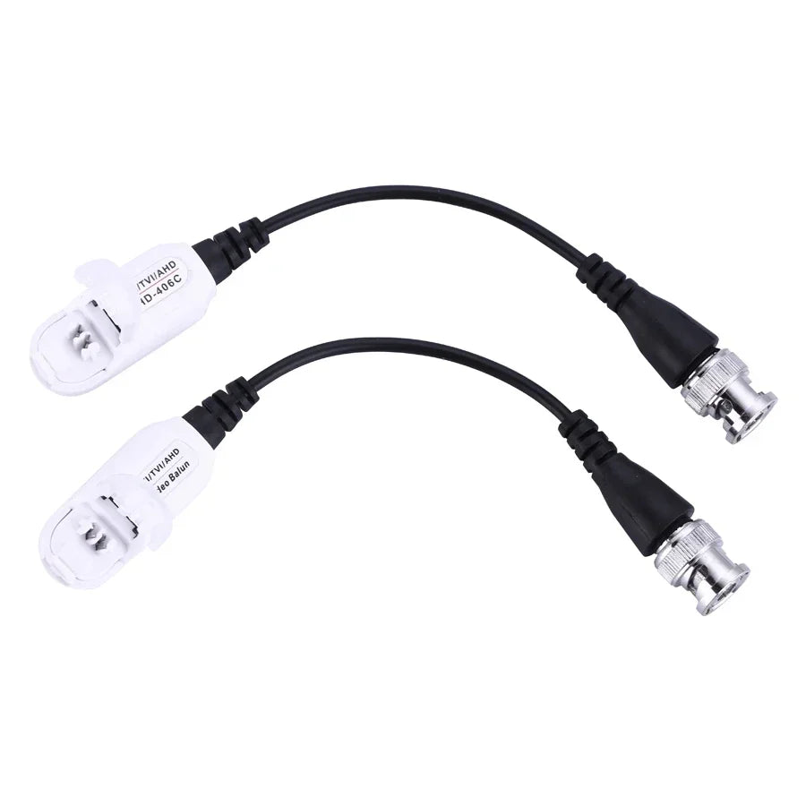 ESCAM HD 720P/1080P CVI/TVI/AHD Passive Video Balun BNC Connector To UTP Cat5/5e/6 Video Balun Passive Transceivers Qme