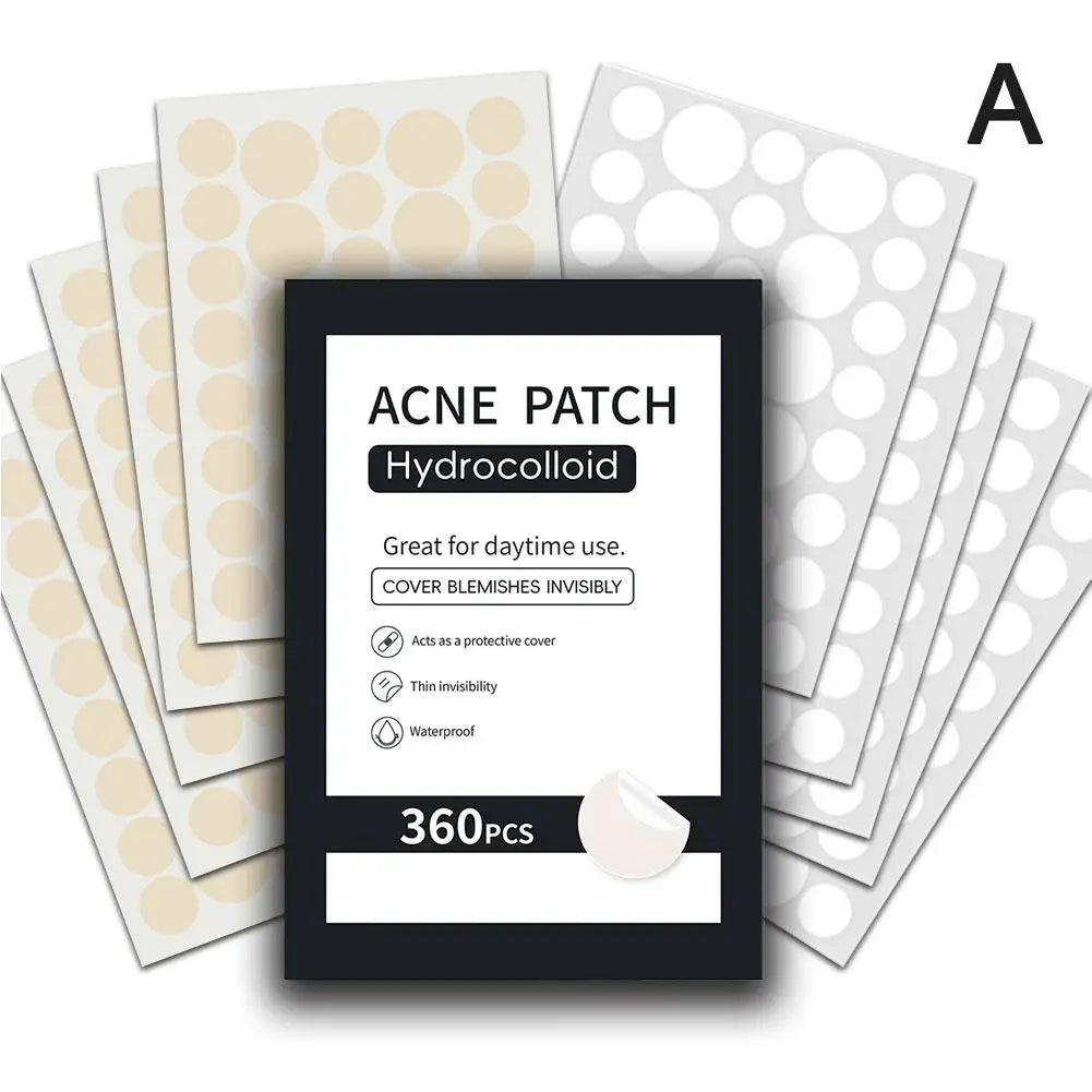 360/600PCS Colorful Star Pimple Patch Acne Concealer Face Spot Beauty Makeup Tool Invisible Acne Removal Skin Care Stickers Qme A 360PCS CN