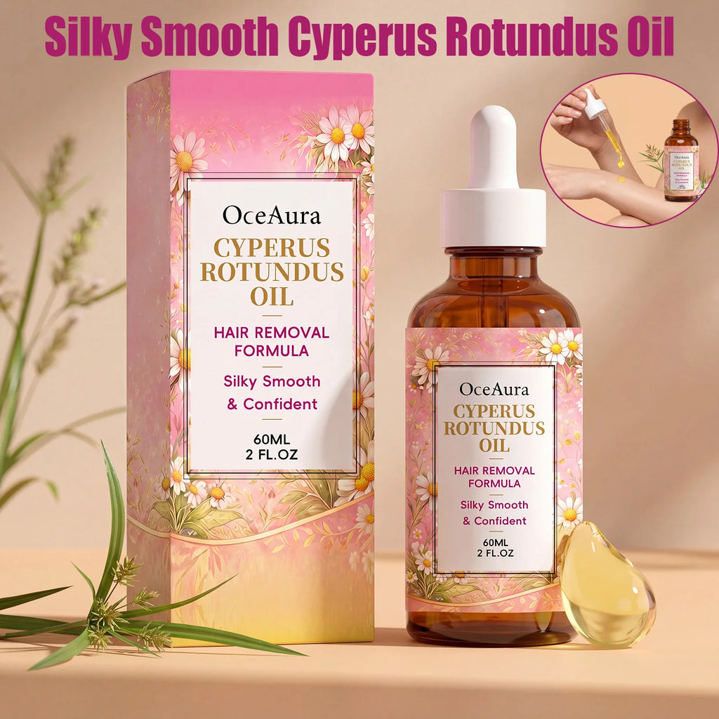 Silky Smooth Cyperus Rotundus Oil Post Hair Removal Care Oil Moisturizing Smoothing Soothe Delicate Skin Inhibitor Hair Body Oil Qme