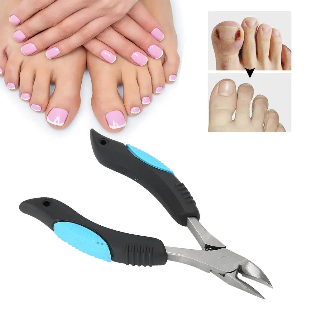 Nail Cuticle Pliers Ingrown Toe Nail Clippers Fingernail Toenail Cuticle Scissors Pedicure Cutter Tool Ingrown Toenail Clipper Qme