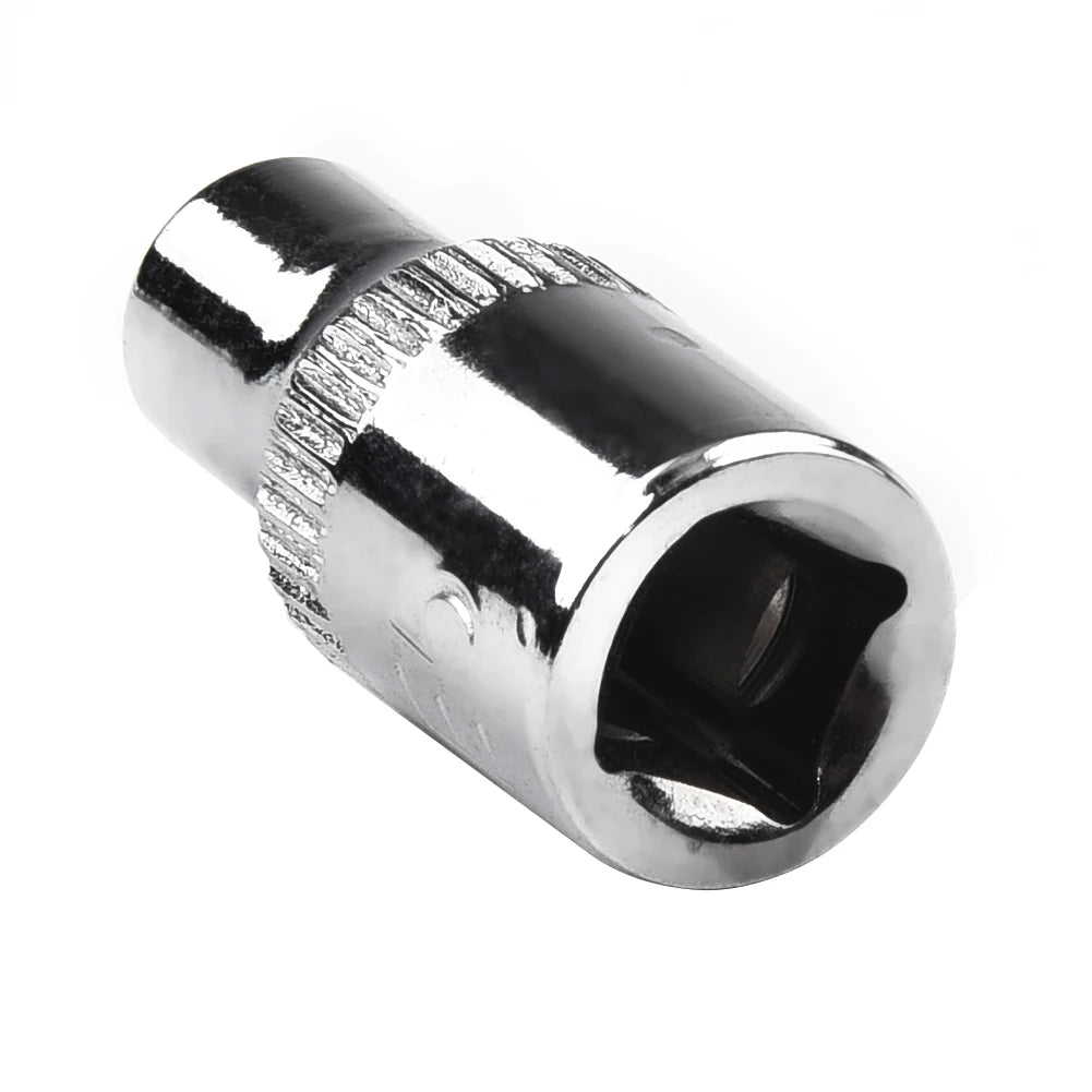 6Pcs/set Drive Socket 1/4 Hexagon Torx Star Female Bit E Socket Set E4 E5 E6 E7 E8 E10 Steel Hand Tool Accessories Qme