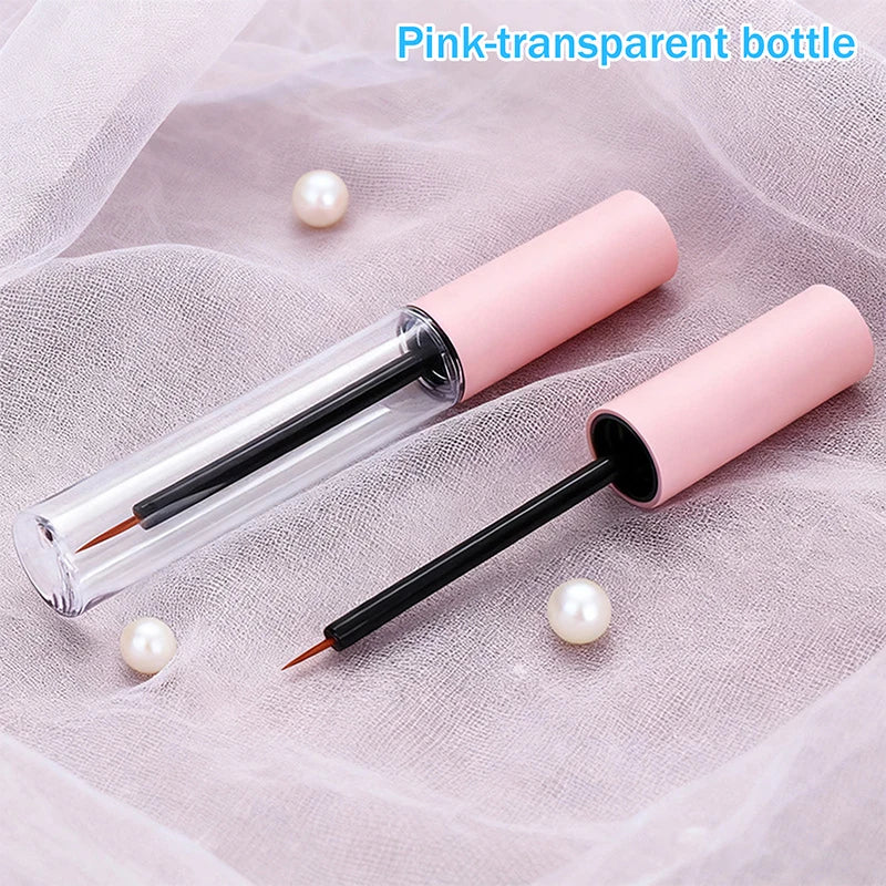 Transparent Empty Bottle Designed Eyelash Adhesive Eyeliner Solution Qme Pink 1